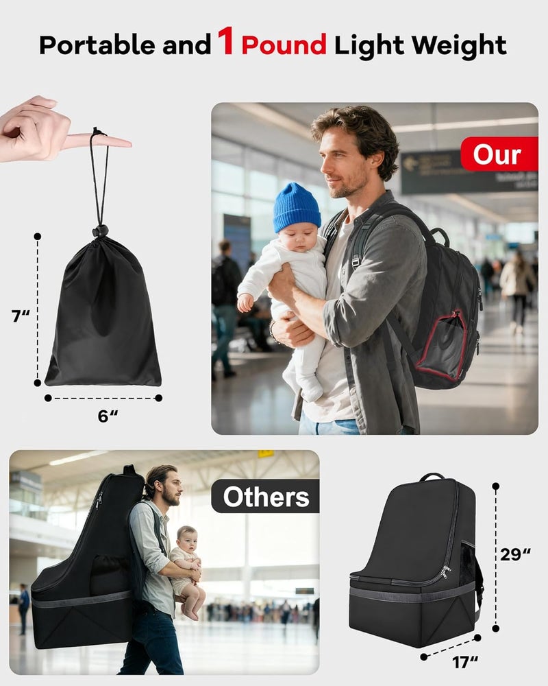 Duythy Airplane Harness for Toddlers with Soft Shoulder Pad Child Airplane Safety Travel Harness for Kids Baby Travel Essentials for Flying with Toddler Must Haves Toddler Plane Essentials - Image 4